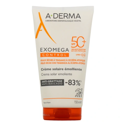 A-Derma Exomega Control Crème Solaire SPF50+