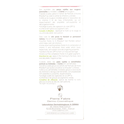 ADERMA Sensiphase AR crème SPF 15