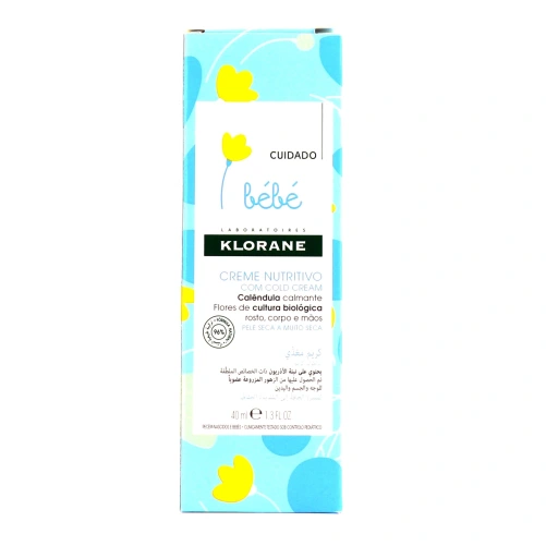 Klorane Bébé Crème Nutritive Cold Cream Calendula Apaisant