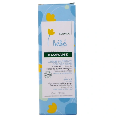 Klorane Bébé Crème Nutritive Cold Cream Calendula Apaisant