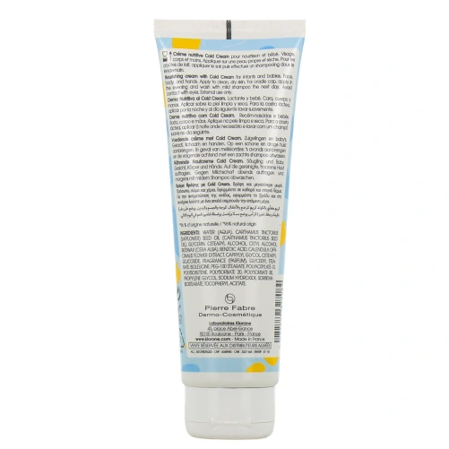 Klorane Bébé Crème Nutritive Cold Cream Calendula Apaisant