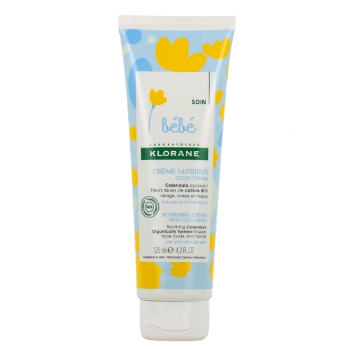 Klorane Bébé Crème Nutritive Cold Cream Calendula Apaisant