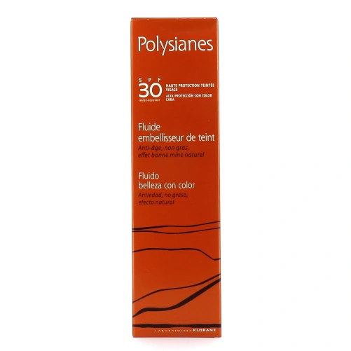 Polysianes SPF30 Fluide Embellisseur de teint 40ml