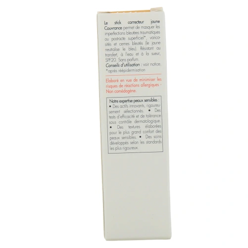 Avène Couvrance Stick Correcteur Jaune Vert Corail