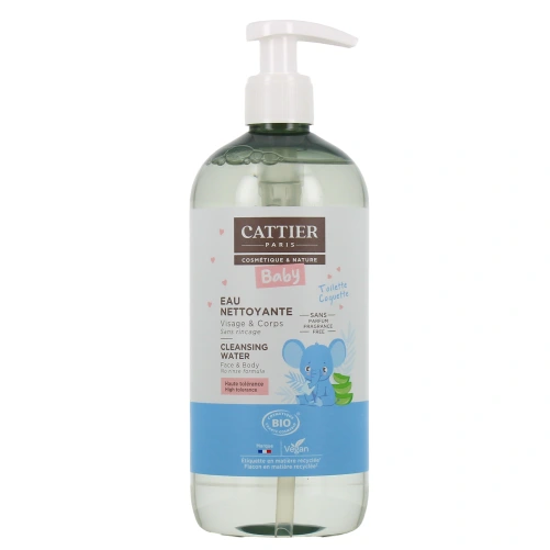 Cattier Bébé Eau Nettoyante Bio