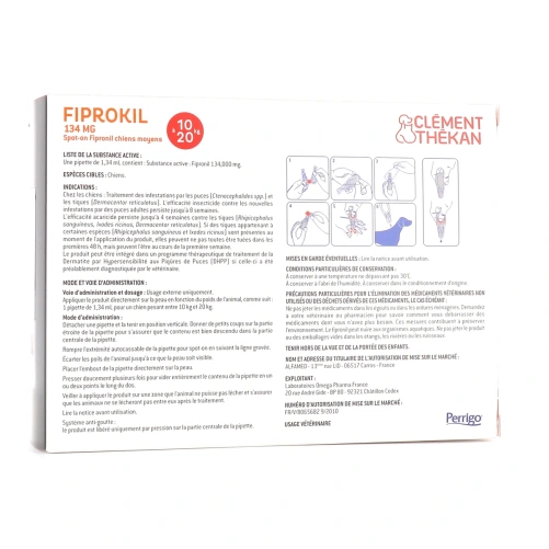 Fiprokil Chien Spot-On Antiparasitaires