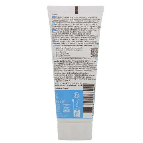 Cattier Bébé Crème Change 3 en 1 Bio