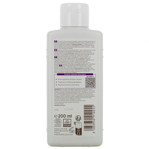 Cattier Gynea Soin Douceur Toilette Intime Bio