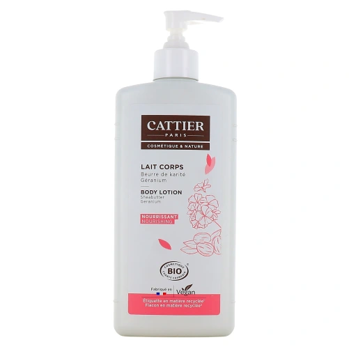 Cattier Lait Corps Nourrissant Bio