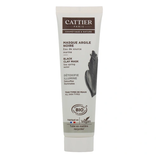 Cattier Masque Argile Noire Bio