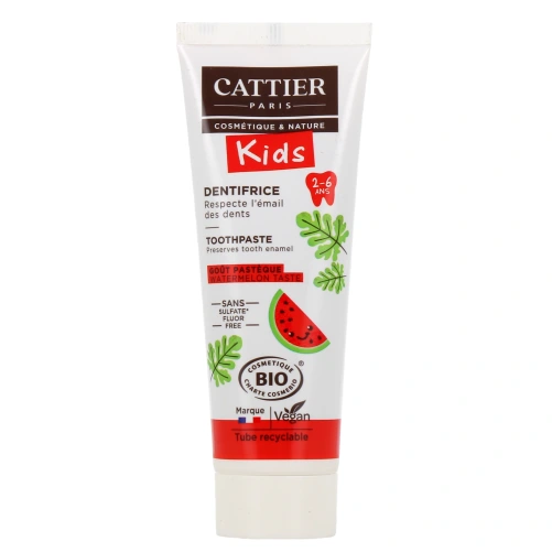 Cattier Dentifrice Bio 2-6 ans