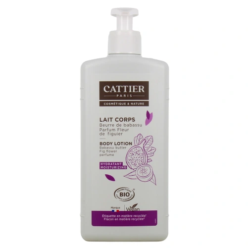 Cattier Lait Corps Hydratant Bio
