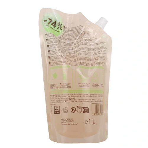 Cattier Gel Moussant Familial Bio Corps et Cheveux Sans sulfate