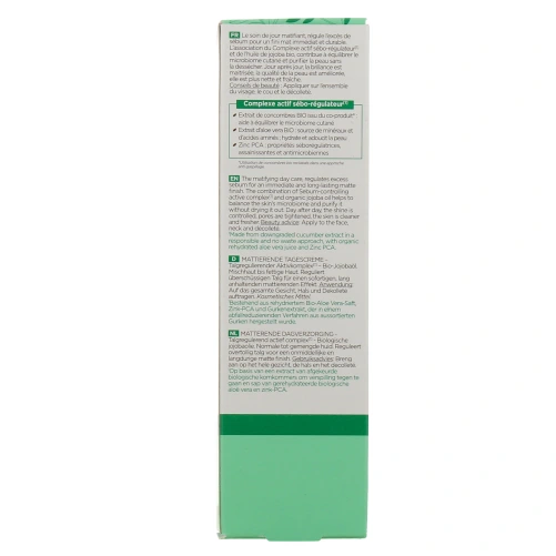 Cattier Soin de Jour Matifiant Bio