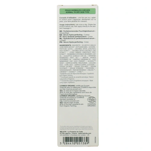 Melvita L'Or Végétal Sérum Hydra-Perfecteur Corps