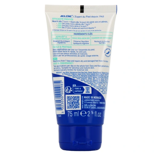 Akileïne Crème Nutri-Réparatrice Pieds