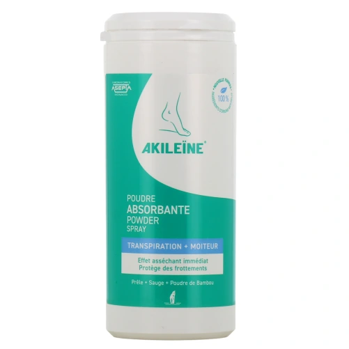 Akileïne Poudre Absorbante Transpiration des Pieds