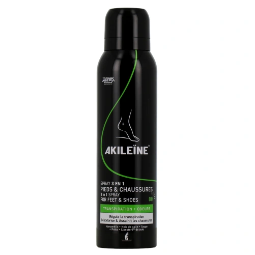 Akileïne Spray 3 en 1 Pieds et Chaussures