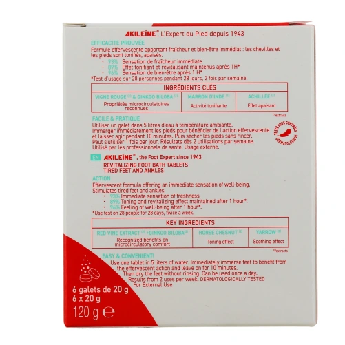 Akileïne Galets de bain revitalisants