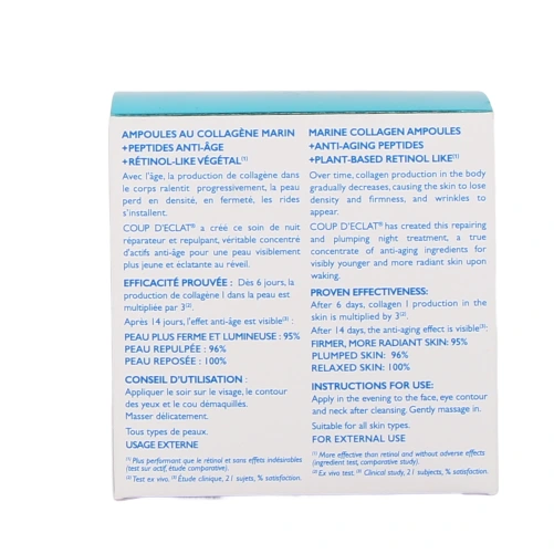 Coup d'éclat L'Ampoule Collagène Marin Anti-âge