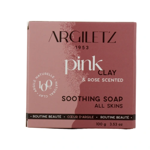 Argiletz Savon Doux Argile Rose et Parfum de Rose
