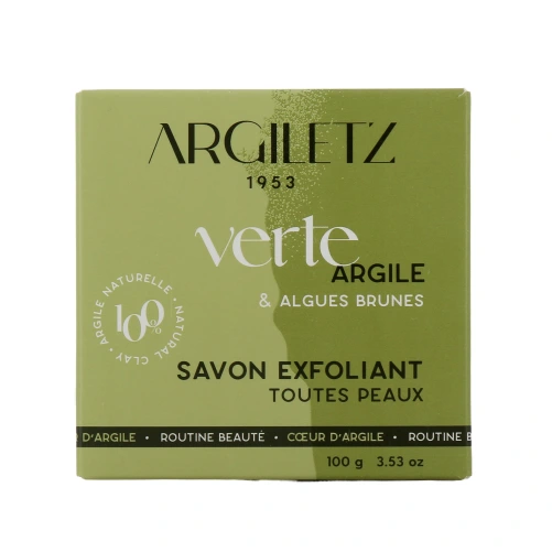 Argiletz Savon Exfoliant Corps à l'Argile Verte