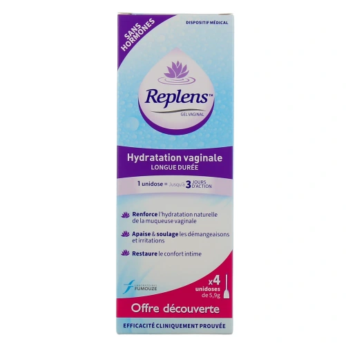 Replens Gel Vaginal Hydratation Longue Durée