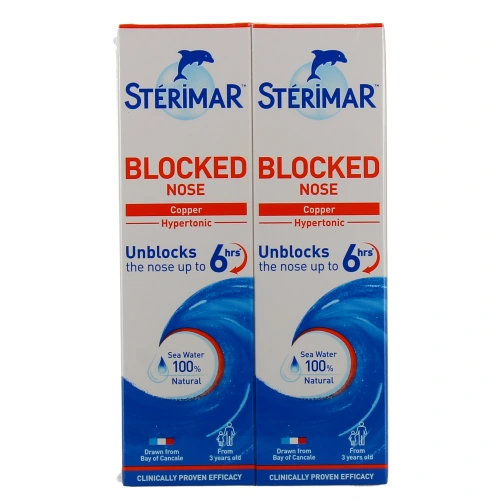 Stérimar Nez Bouché Cuivre Hypertonique