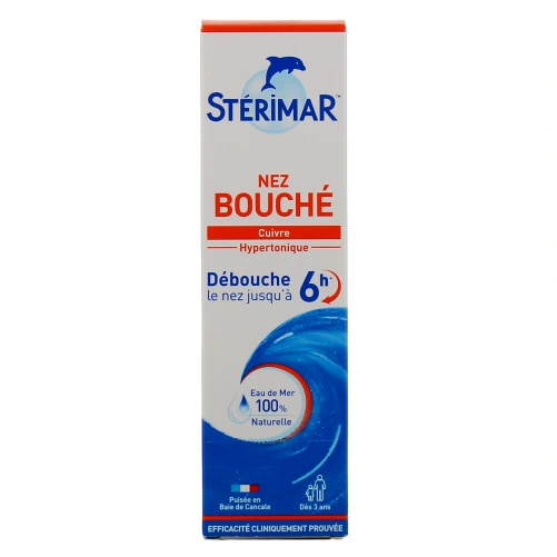 Stérimar Nez Bouché Cuivre Hypertonique