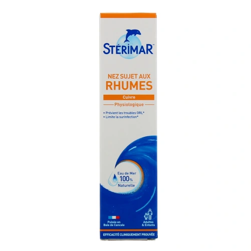 Stérimar Cuivre Nez Sujet Aux Rhumes