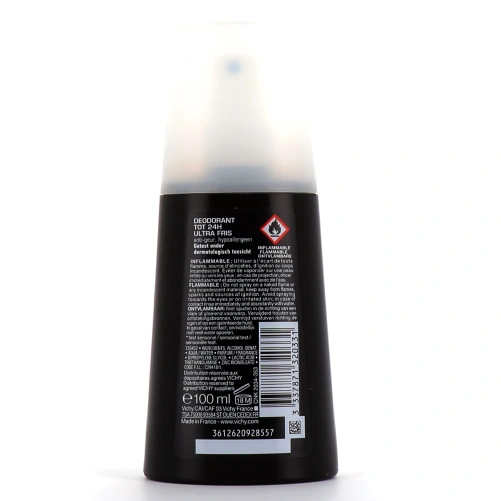 Vichy Homme Déodorant 24h Ultra-Frais