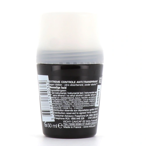 Vichy Homme Anti-Transpirant 72h Contrôle Extrême