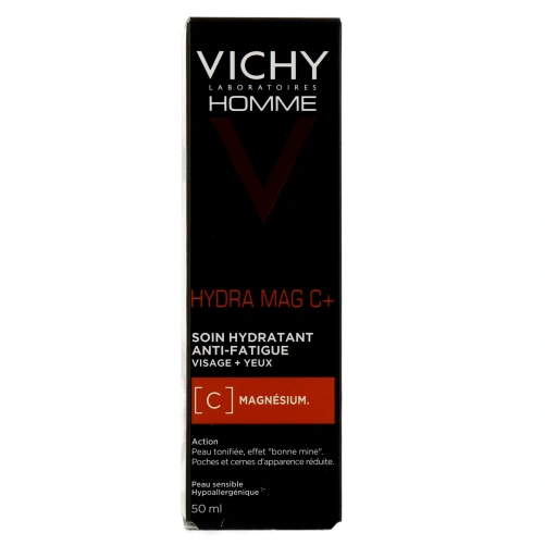 Vichy Homme Hydra Mag C+ Soin Hydratant Anti-Fatigue