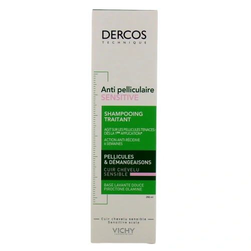 Dercos Shampooing Traitant Anti-Pelliculaire Cuir Chevelu Sensible