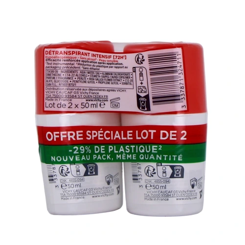 Vichy Déodorant Détranspirant Intensif 72h