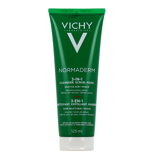 Vichy Normaderm 3en1 Exfoliant + Nettoyant + Masque