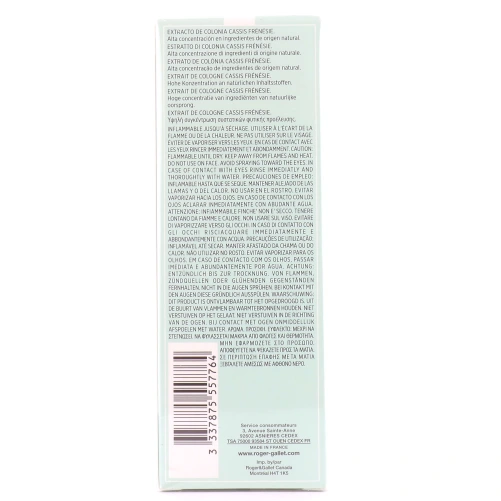 Roger et Gallet Extrait de Cologne Cassis