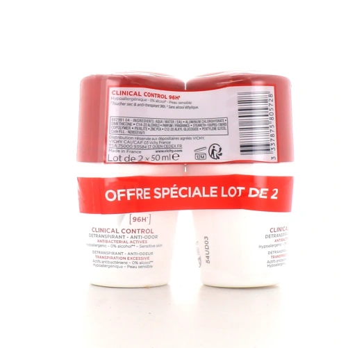 Vichy Clinical Control détranspirant anti-odeur 96h