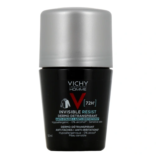 Vichy Homme Déodorant Invisible Resist Dermo Détranspirant 72h