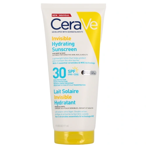 CeraVe Lait Solaire Invisible Hydratant