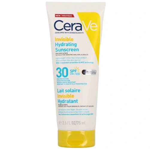 CeraVe Lait Solaire Invisible Hydratant