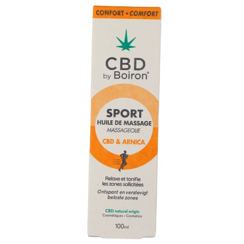 CBD by Boiron Huile de Massage Sport