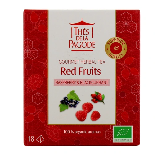 Thés de la Pagode Infusion Gourmande Fruits Rouges Bio