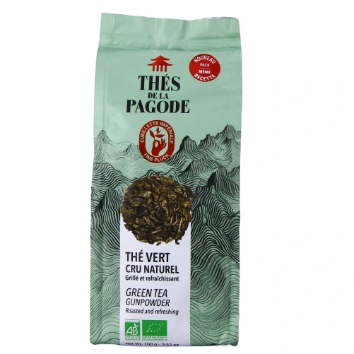 Thés de la Pagode Thé Vert Cru Naturel Bio