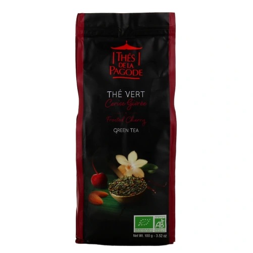Thés de la Pagode Thé Vert Cerise Givrée Bio