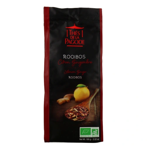 Thés de la Pagode Rooibos Citron Gingembre Bio