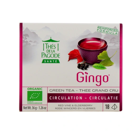 Thés de la Pagode Thé Vert Grand Cru Gingo Circulation