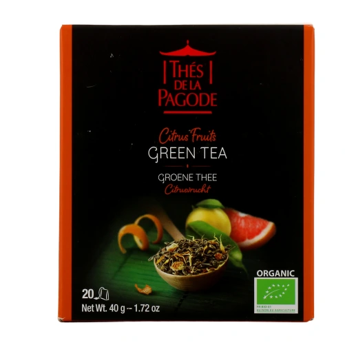 Thés de la Pagode Thé Vert aux Agrumes Bio