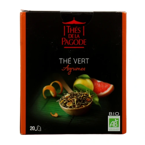 Thés de la Pagode Thé Vert aux Agrumes Bio