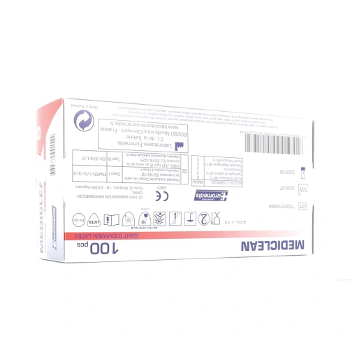 Gants d'Examens Latex Non Poudrés